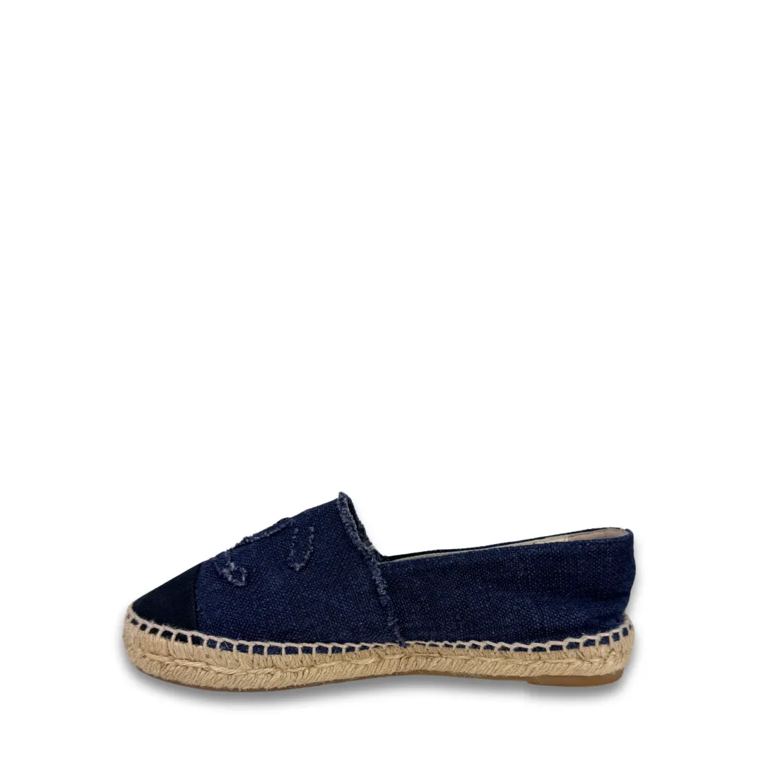 Chanel Denim Espadrilles- Size 38